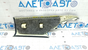 Накладка задней стойки за форточкой левая Audi A6 C8 19-23 черная, потерта