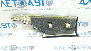 Накладка задней стойки за форточкой правая Audi A6 C8 19-23 черная, потерта