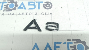 Эмблема надпись A6 крышки багажника Audi A6 C8 19-25 хром, окрашена