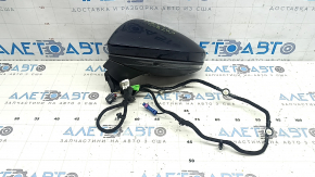 Ansamblu oglindă retrovizoare stânga pentru Audi A6 C8 19-25, semnalizare, încălzită, antiorbire automată, rabatabilă automat, cameră, BSM, 15+2 pini, argintiu