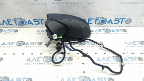 Ansamblu oglindă retrovizoare stânga pentru Audi A6 C8 19-25, semnalizare, încălzită, antiorbire automată, rabatabilă automat, cameră, BSM, 15+2 pini, argintiu