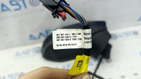 Ansamblu oglindă retrovizoare dreapta pentru Audi A6 C8 19-25, semnalizare, încălzită, antiorbire automată, rabatabilă automat, cameră, BSM, 15+2 pini, argintiu