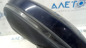 Ansamblu oglindă retrovizoare dreapta pentru Audi A6 C8 19-25, semnalizare, încălzită, antiorbire automată, rabatabilă automat, cameră, BSM, 15+2 pini, argintiu