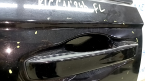 Дверь в сборе передняя левая Honda Accord 23-26 keyless, черный NH731P, царапины, песок, рассохся уплотнитель, в клее