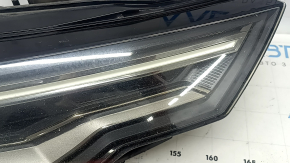 Фара передняя правая в сборе Audi A6 C8 19-24 LED, Matrix beam с уплотнителем, под полировку
