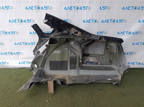 Четверть крыло задняя правая VW Passat b8 16-19 USA отпилена, черная, тычки, без заката
