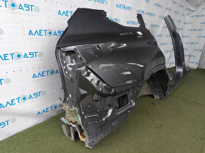 Четверть крыло задняя правая Toyota Highlander 20-26 под BSM графит, с центральной стойкой, отпилена, тычки