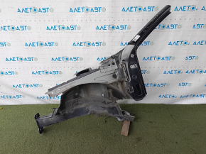 Четверть передняя левая VW Passat b8 16-19 USA отпилена, черная, тычки, без порога