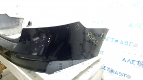 Бампер задний голый Honda Accord 23-26 без парктроников, черный NH731P, царапины, потертости