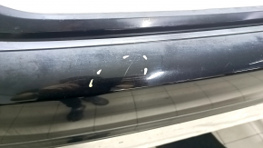 Бампер задний голый Honda Accord 23-26 без парктроников, черный NH731P, царапины, потертости