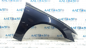 Aripă dreapta față Audi A6 C8 19-24 aluminiu, albastru LX5B