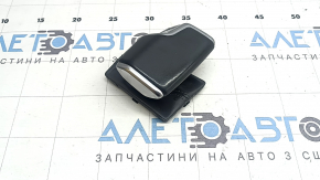 Ручка КПП Audi A6 C8 19-25 кожа темно-серая с серой строчкой, с накладкой, потерта, вмятина