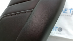 Пассажирское сидение Audi A6 C8 19-25 с airbag, электрическое, подогрев, вентиляция и массаж, кожа коричневая, темно-серый пластик, Comfort, под чистку, царапины