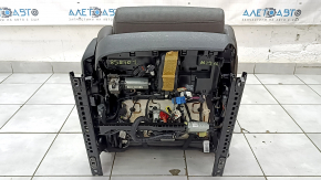 Пассажирское сидение Audi A6 C8 19-25 с airbag, электрическое, подогрев, вентиляция и массаж, кожа коричневая, темно-серый пластик, Comfort, под чистку, царапины
