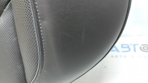 Подушка заднего ряда сидений 2 ряд Audi A6 C8 19-20 кожа коричневая, Comfort, замята, царапины