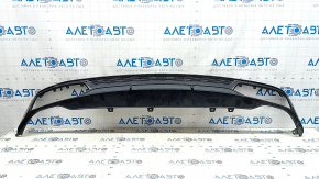 Губа заднего бампера Audi A6 C8 19-23 структура, S-line, надломаны крепления, царапины, пробит корпус