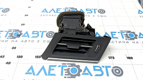 Ornament panou frontal cu deflector stânga Audi A6 C8 19-25 negru pentru aer condiționat cu 4 zone