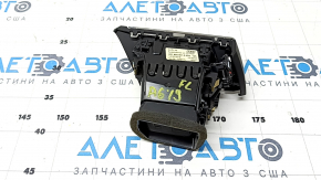 Накладка передней панели с дефлектором левая Audi A6 C8 19-25 черная под 4 zone ac