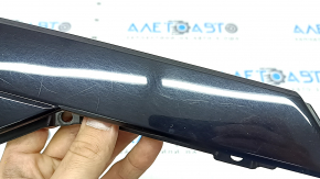 Накладка двери боковая задняя правая Audi A6 C8 19-24 задняя, черный глянец, царапины