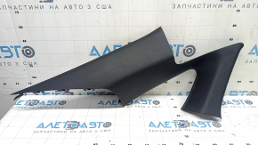 Ornament lunetă Honda Accord 2023-24, stânga, partea superioară, negru, uzat