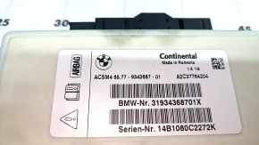 Control Unit Airbag BMW X3 F25 11-17