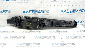 Ornamente panou față dreapta pentru Audi A6 C8 19-24, gri închis, cu ornamente, cu iluminare din spate