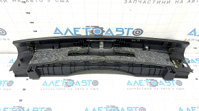 Накладка проема багажника Audi A6 C8 19-24 черная, царапины, надломаны крепления