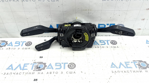 Ansamblu comutator coloană direcție Audi A6 C8 19-25 cu cablu, suport manetă defect