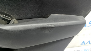 Обшивка двери карточка задняя правая Honda Accord 23-26 кожа черная, подлокотник кожа, царапины, под чистку, примята кожа
