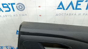 Обшивка двери карточка задняя правая Honda Accord 23-26 кожа черная, подлокотник кожа, царапины, под чистку, примята кожа