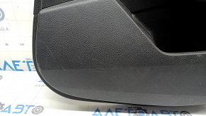 Обшивка двери карточка задняя правая Honda Accord 23-26 кожа черная, подлокотник кожа, царапины, под чистку, примята кожа
