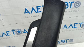 Накладка порога передняя левая Lexus RX350 RX450h 10-15 черная, царапины, вмятины на хроме