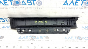 Накладка порога передняя правая Lexus RX350 RX450h 10-15 черная, царапины, вмятины на хроме