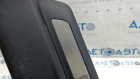 Накладка порога передняя правая Lexus RX350 RX450h 10-15 черная, царапины, вмятины на хроме