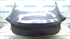 Крышка багажника голая Tesla Model 3 18-20 графит PMNG, скол краски, залом, вмятости, тычки