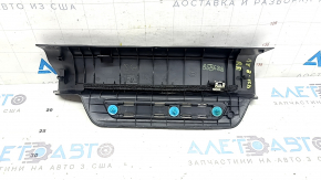 Накладка порога задняя правая Lexus RX350 RX450h 10-15 черная, царапины, сломано крепление