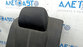 Rândul 2 de scaune din spate, partea superioară, stânga, Honda Accord 23-24, material textil gri, cu cusături albe, necesită curățare, lovit