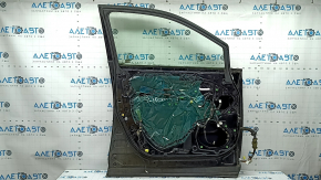 Дверь в сборе передняя левая Lexus RX350 RX450h 10-15 keyless, синий 214, вмятины, тычки, в копоти