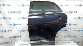 Дверь в сборе задняя левая Lexus RX450h 10-15 hybrid, тонировка, синий 214, вмятины, тычки, в копоти