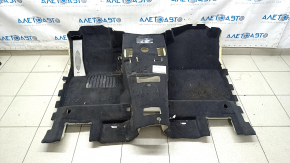 Покрытие пола переднее BMW X3 F25 11-17 черное, M-Sport, под хим чистку, надорван поролон, царапина на хроме