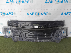 Задняя панель VW Passat b8 16-19 2 части, высверлена, черная