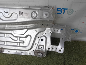 Задняя панель VW Passat b8 16-19 2 части, высверлена, серебро