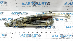Подушка безопасности airbag боковая шторка левая Lexus RX350 RX450h 10-15 ржавый пиропатрон, в копоти