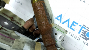 Подушка безопасности airbag боковая шторка левая Lexus RX350 RX450h 10-15 ржавый пиропатрон, в копоти