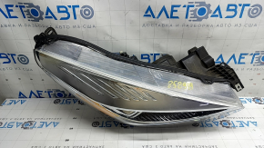 Фара передняя правая Ford Escape MK3 17-19 рест галоген+led, светлая, без крепления, царапины, потертости, сломано крепление