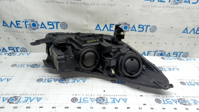 Фара передняя левая в сборе Ford Escape MK3 17-19 рест, галоген+led, светлая, без крепления, песок, потертости, царапины