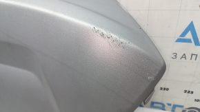 Накладка губы переднего бампера Ford Escape MK3 17-19 рест серебро, царапины