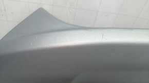 Накладка губы переднего бампера Ford Escape MK3 17-19 рест серебро, царапины