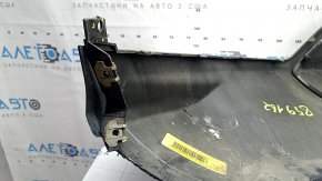 Губа переднего бампера Ford Escape MK3 17-19 рест, структура, песок, потерт, сломано крепление