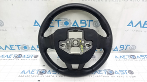 Руль голый Ford Escape MK3 17-19 рест, кожа, черный, без кнопок, потерт